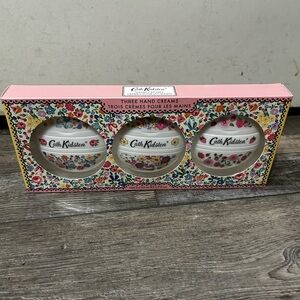 NEW CATH KIDSTON Pebble HAND CREAM Set. Sweetpea•British garden•Apple Blossom